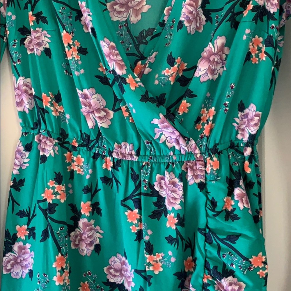 ASOS Influence Floral print wrap dress - Picture 6 of 10